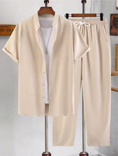 Set 2 pezzi felpa camicia e