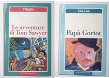 Libro Papa Goriot Balzac +  Le Avventure Di Tom Sawyer Twain N 11 E 12