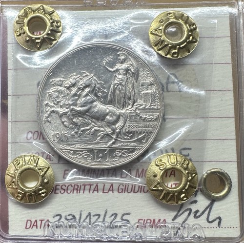 Moneta regno italia lira - regno, 1