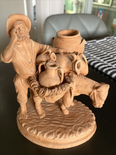 Figurina vintage terracotta - figurina,