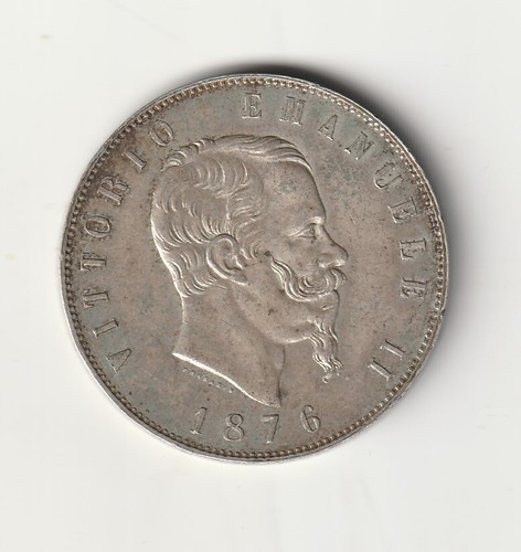 Lire 1876 regno d italia - lire, r