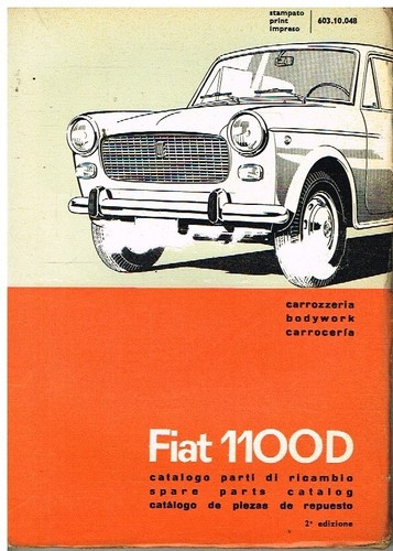 Catalogo ricambi fiat 1100d - catalogo,