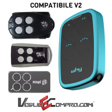 TELECOMANDO RADIOCOMANDO WHY EVO UNIVERSALE PER CANCELLO COMPATIBILE V2