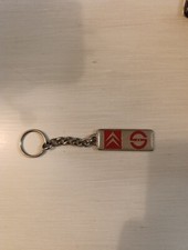 Vecchio Portachiavi vintage metallico AUTO CITROEN 