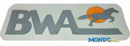 Logo per gommone bwa - logo, fondo
