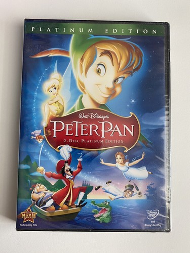 Sealed peter pan dvd - sealed, 1953
