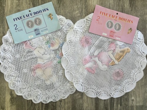 Centrini vintage fine pizzo