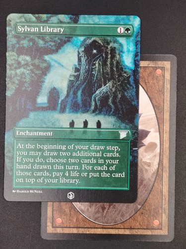Mtg sylvan library magic - -,