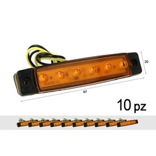 10 Pezzi Fanali Laterali LED