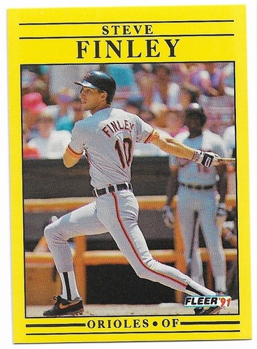 Scheda baseball fleer 1991 - scheda,