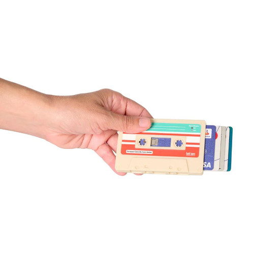Porta carte vintage - carte, crema