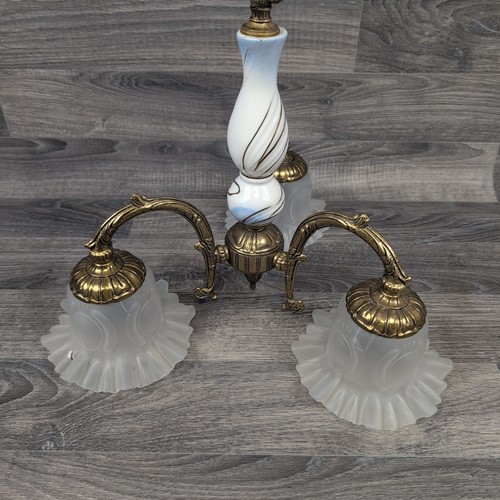 Lampadario vintage 3 bracci - vintage,