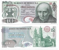 MEXIQUE . 10 PESOS . 15 MAI