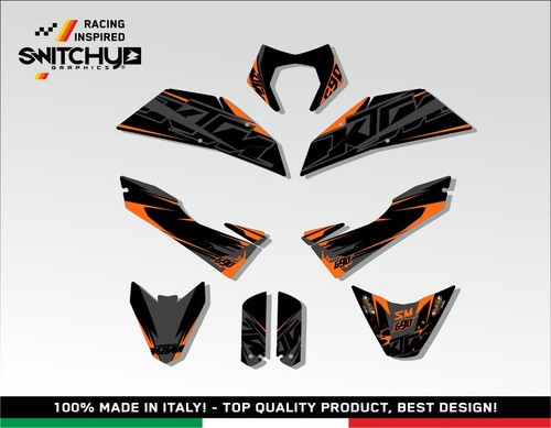 Kit adesivi grafiche ktm 690 - kit,