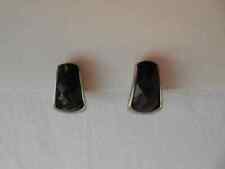 ORECCHINI MONET PIETRA IN LUCITE NERA A CLIP