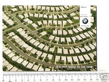 PROMOCARD  BMW SERIE 1 IT'S NOT EASY TO BE ONE F5708