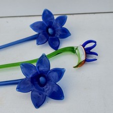 3 FIORI IN VETRO DI MURANO