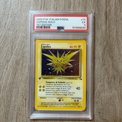 Pokémon zapdos holo fossil - pokémon,