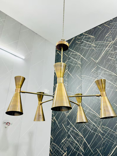 Lampadario moderno mid - moderno, mid-century