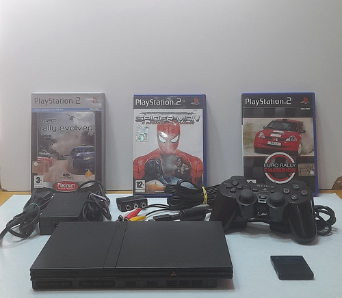 Console sony ps2 slim - sony,