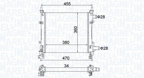 Bm1619 radiatore magneti - radiatore,