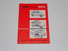 FIAT 500 GIARDINIERA LIBRETTO