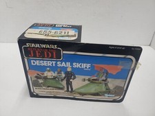 SIGILLATO Desert Sail Skiff Star Wars 1983 Vintage Kenner Mini Rig nuovo con scatola JC Penny