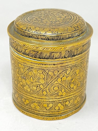 Scatola cilindrica ottone - scatola,
