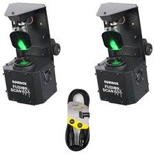 Scanner Equinox Fusion Scan Max con cavo DMX 30 W DJ discoteca palco festa