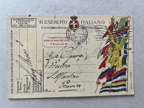 Franchigia posta militare - m),