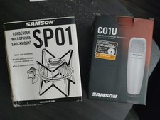 Microfono a condensatore a membrana grande COMBO Samson C01U x attacco samson sp01 ammortizzatore