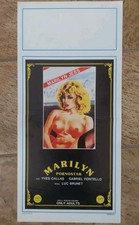 MARILYN PORNOSTAR GABRIEL PONTELLO LOCANDINA POSTER HARD SEXY MANIFESTO 