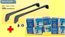 5501+6 BARRE PORTATUTTO PORTAPACCHI LUNGHE DISCOVERY GEV PER AUTO CN TETTO LARGO