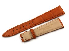 Patek Philippe Cinturino Alligatore Marrone Gold 19/14mm Accessori Ricambi New