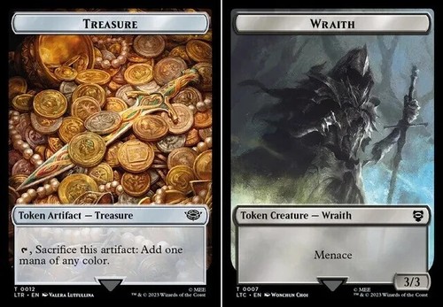 Mtg gettone double face - -,