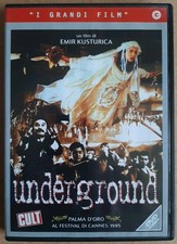 Underground 1995 DVD Cecchi Gori Raro Fuori Catalogo Cult Emir Kusturica