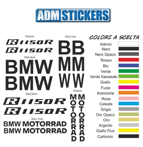 Kit adesivi stickers decoro - adesivi,