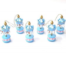 6 MINI CARILLON COLORE AZZURRO
