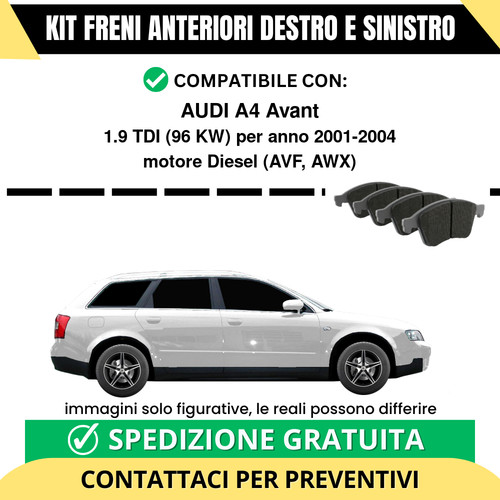 Pastiglie freno anteriori per - freno,