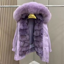 Parka corto con cappuccio e