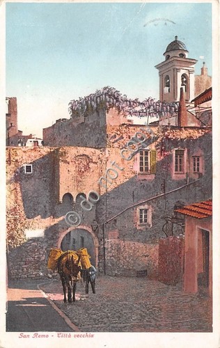 Cartolina san remo città - remo,