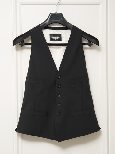 Gilet gilet uomo lana nero