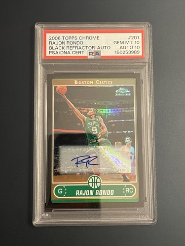 2006 topps chrome rajon rondo - topps,