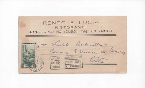 Napoli 1951 raro pieghevole - napoli,