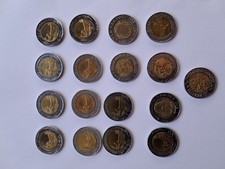 17 monete Italianeda 500 lire