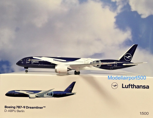 Herpa wings 500 boeing 787 - boeing, 787-9