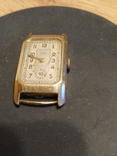 Orologio vintage Laco dorato.Anni 40