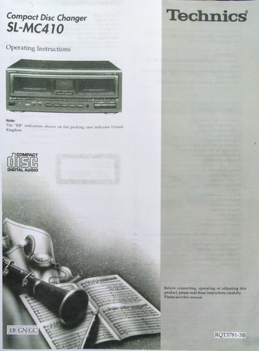 Technics mc410 compact disc - sl-mc410,