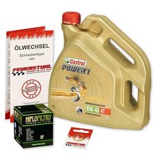 Suzuki Intruder C1800R/RT, 08-12, CT; Castrol Power1 10w40 Öl; HiFlo Ölfilter