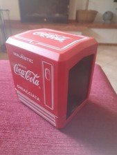 Porta tovaglioli salviette coca cola plastica ghiacciaia Majestic vintage frigo